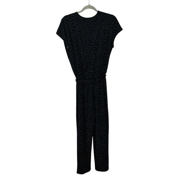 Black & White Polka Dot Romper Long Jumpsuit Pop Sugar Women’s Size Small Style! - Picture 2 of 5